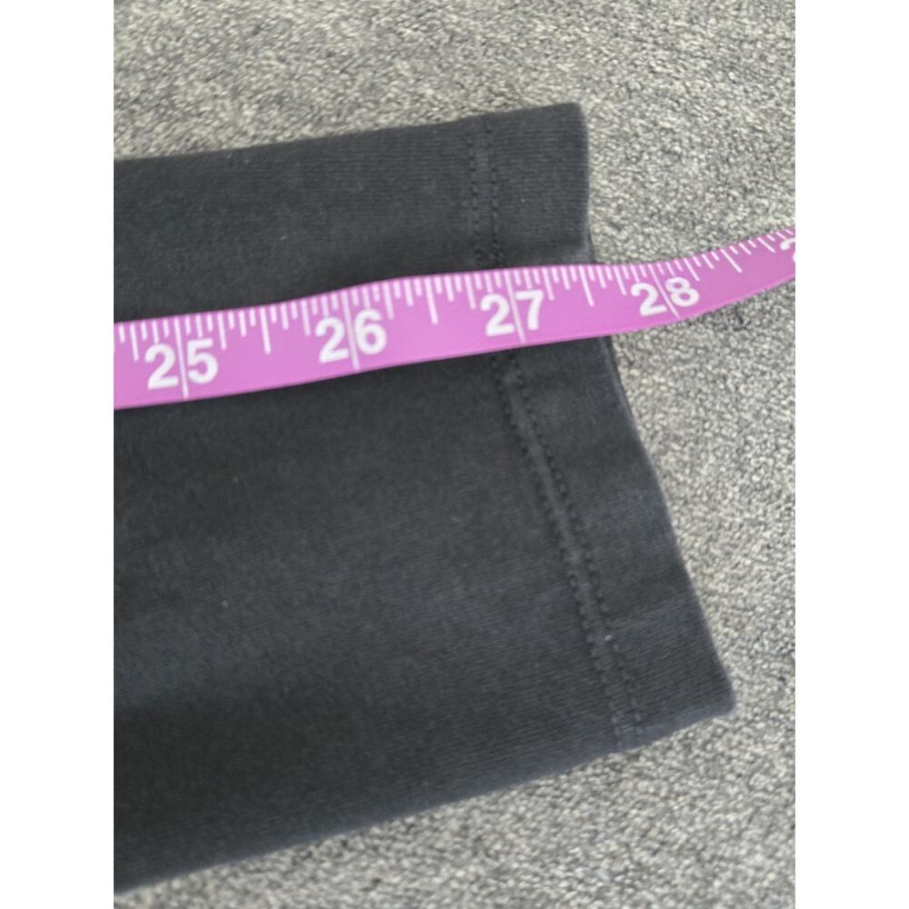 Victoria Secret PINK Leggings Gray Black Gold Sequin Bling Logo Pants Size S - Picture 8 of 11